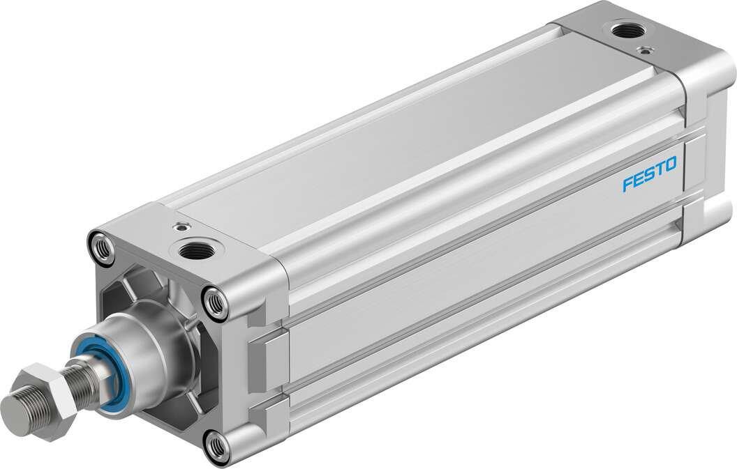 DNC Normzylinder Kolben-dm: 125mm / Hub 100mm / PPV-Dämpfung