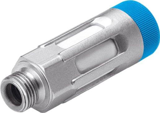 Drossel-Schalldämpfer G1/4 0-1500l/min einschraubbar 0-10bar Aluminium