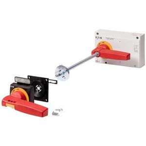 Hauptschalterbausatz + Zusatzgriff rot Baugröße 4 NA-Ausführung