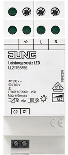Leistungszusatz&nbsp;LED REG 2TE elektronischer Übertemperaturschutz 230V AC