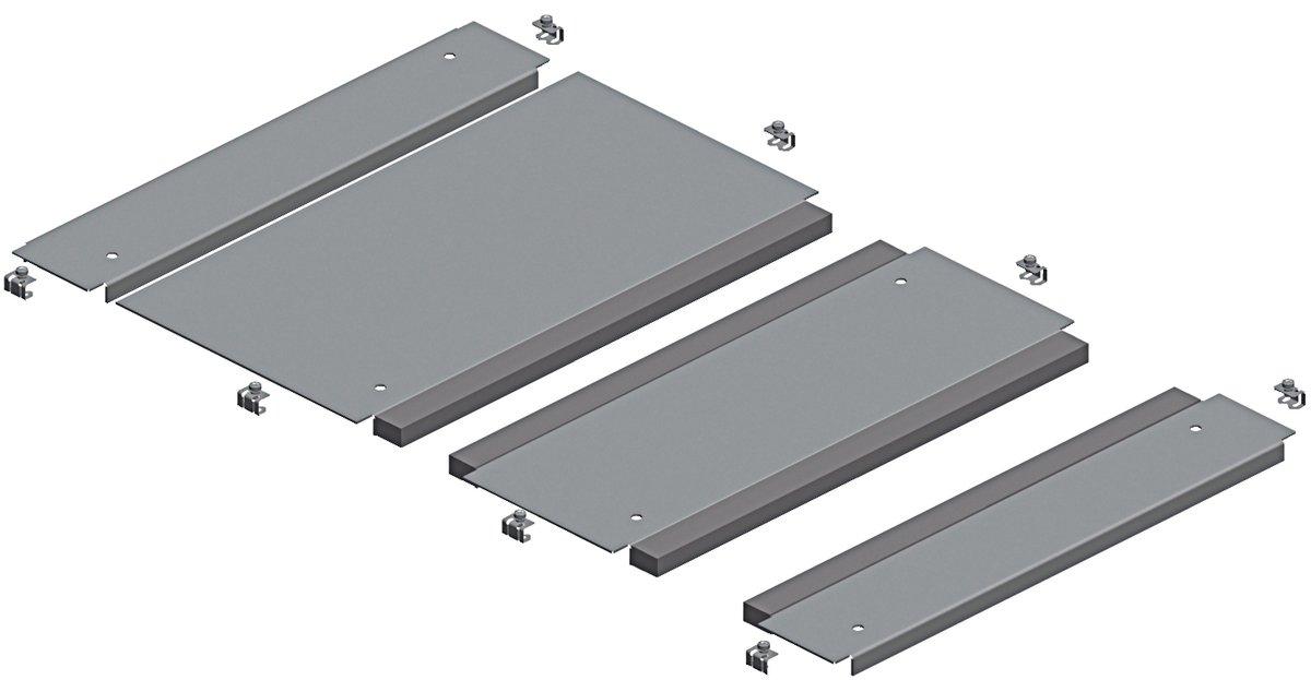 Spacial SF-Kabeleinführungsplatte 2 Kabeldurchfür Clipbefestigung 1000x600mm