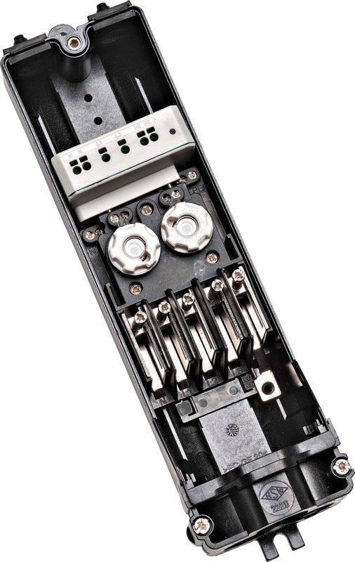 Erdkabel-Übergangskasten HSW 2220 2xDO1 (E14) 6A mit Übersp.Schutz