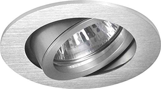 NV-Einbaustrahler GX5,3/50W alu matt