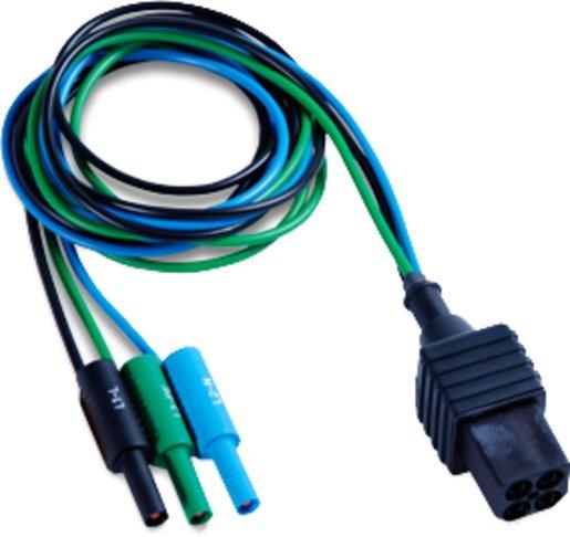 Prüfkabel 3 x 1,5 m dreipolig