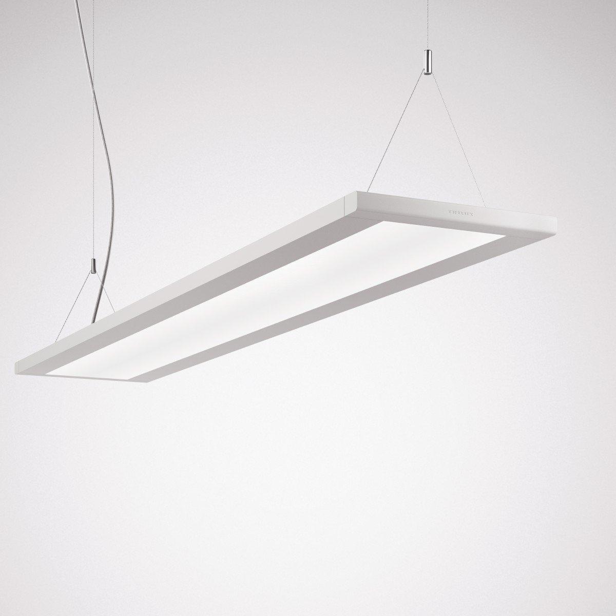 Modul-Hängeleuchte LED Luceo Slim 1490mm 6500lm 840 CDP DALI weiß ohne Zubehör