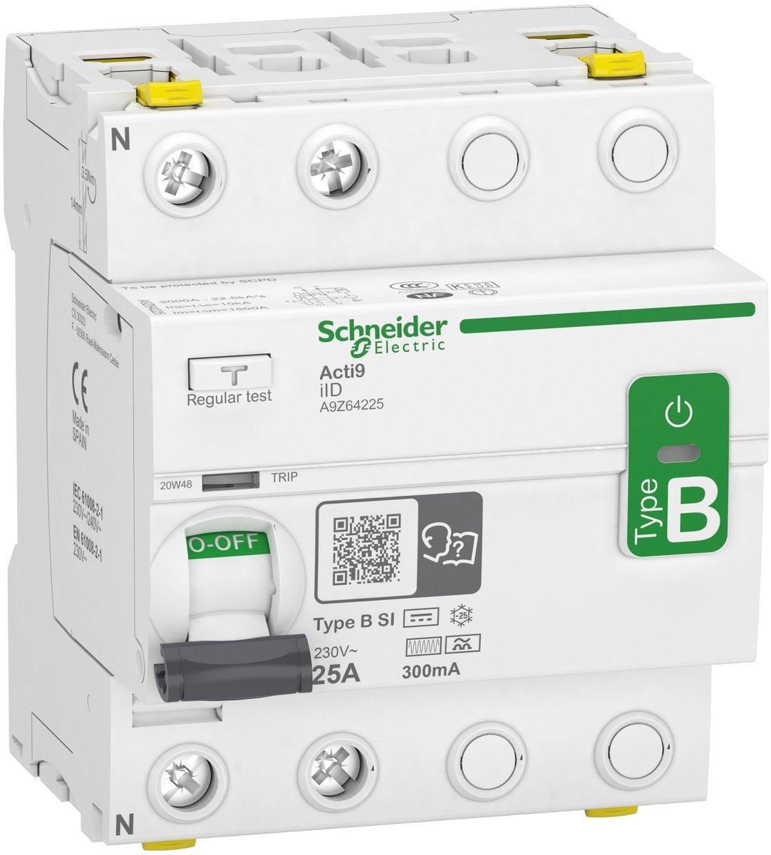 FI-Schutzschalter  25A 2-polig 30mA Typ B