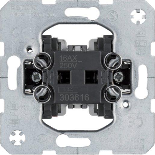 Aus-/Wechselschalter 16AX Wippschalter-Einsatz beleuchtbar