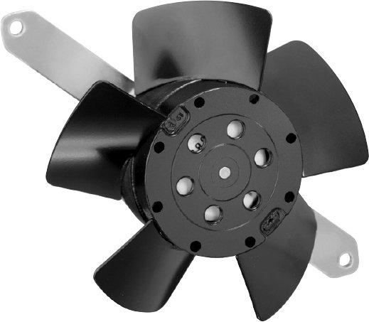 AC-Axiallüfter 230V AC 2600 U/min 108x108x37mm 125m³/h