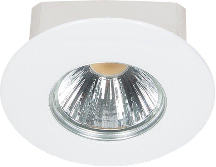 LED Einbaustrahler A 5068 T Flat IP44 weiss-matt 8W 930 38° dim