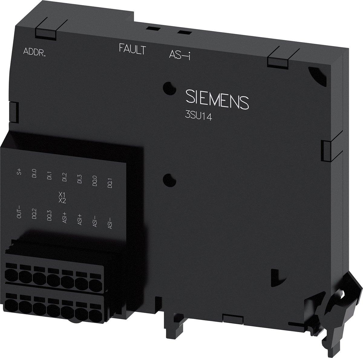 AS-interface Modul 4 Eingänge und 4 Ausgänge schwarz Federzuganschluss (Push-in)