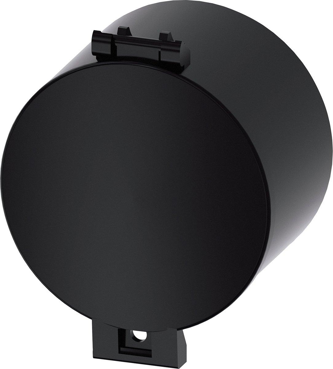 plombierbare Kappe für Drucktaster flach 22 mm schwarz
