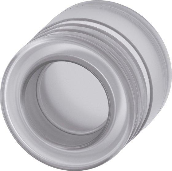 Silikon-Schutzkappe für Druckknopf hoch 22 mm klar