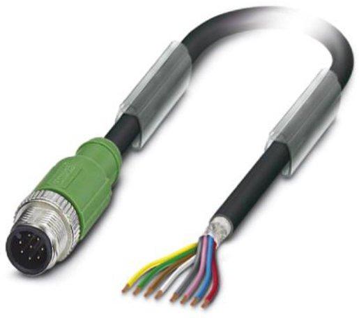 Sensor-/Aktor-Kabel 8-polig schwarzgrau