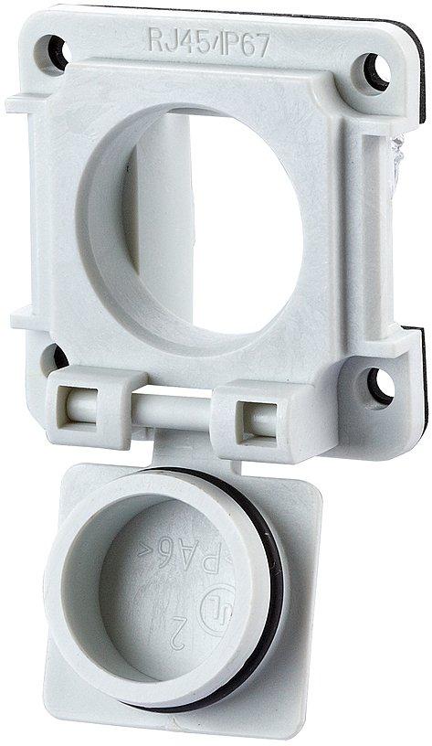 Anschlusseinheit Modul E-DAT Industry IP67 V6 EbM ohne Montageset lichtgrau