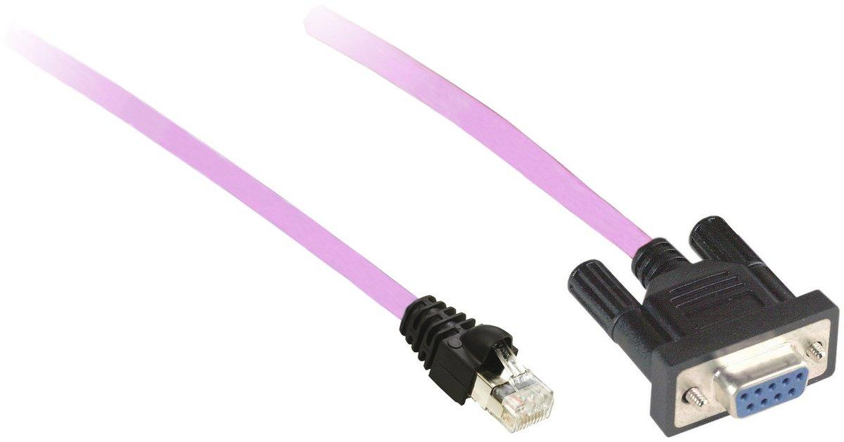 CANopen Kabel 1x RJ45 / SUB-D9 Buchse L = 0,5 m