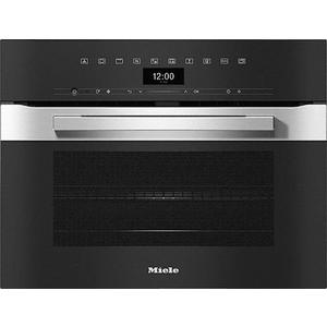 Backofen Kompakt mit Mikrowelle H 7440 BM grau