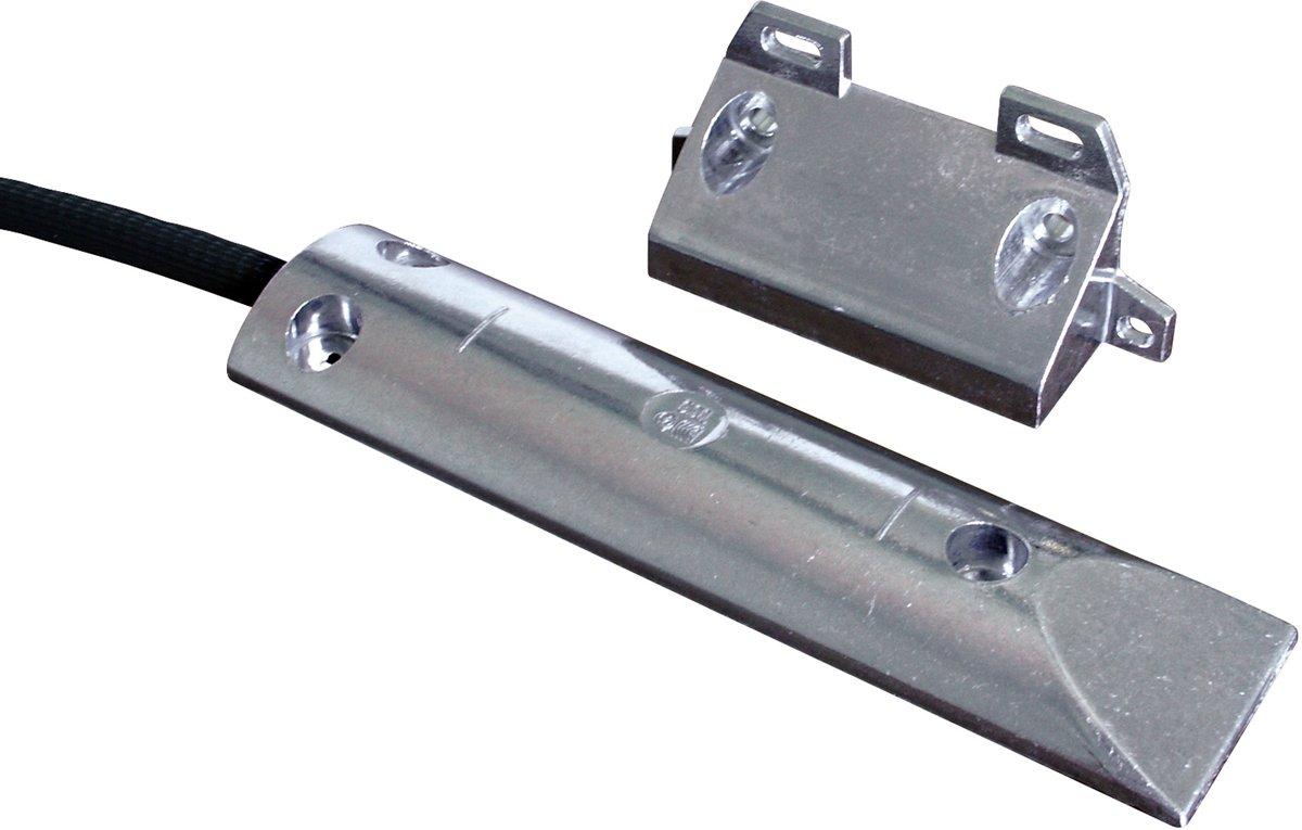 Rolltor-Magnetschalter Aluguss mit 1,2m Kabel 4-adrig mit Schutzschlauch