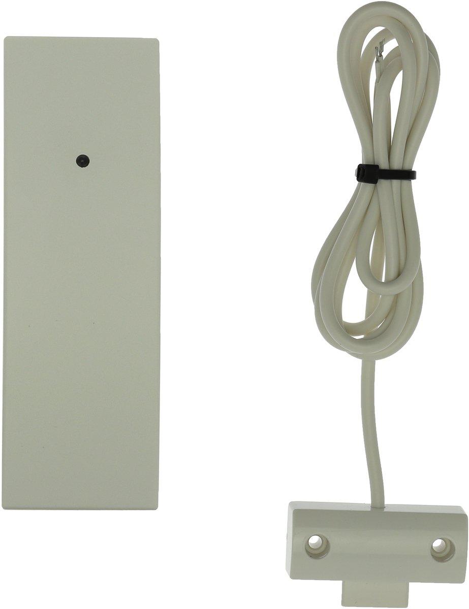 Funk Wassermelder mit 1 m Sensorkabel weiß