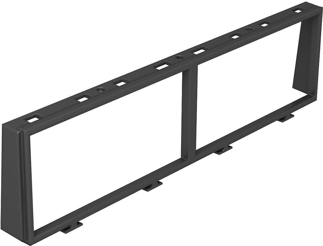 Einbaurahmen für 2f + 2f Modul 45 PA graphitschwarz 9011