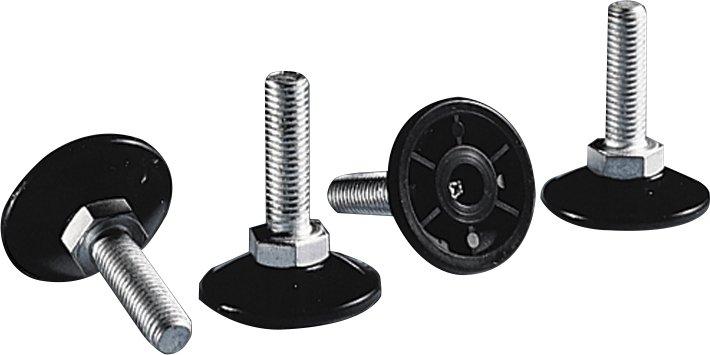 Nivellierfüße für TS TS IT SE PC IW ohne Innensechskant Höhe 18-43mm M12