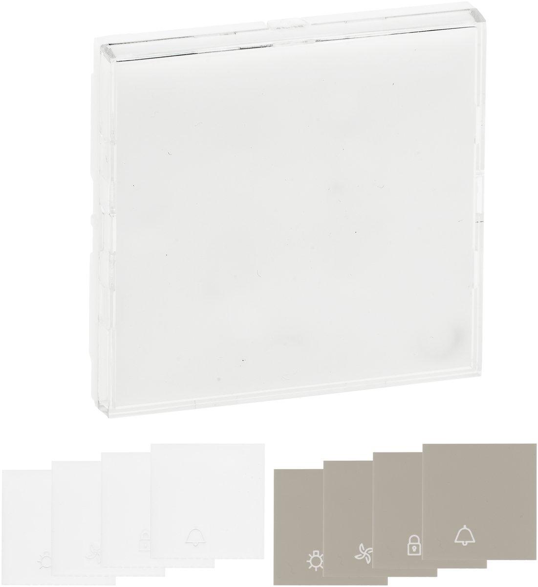 Niloe Step Wippe Label beleuchtet Ultraweiss/Sand