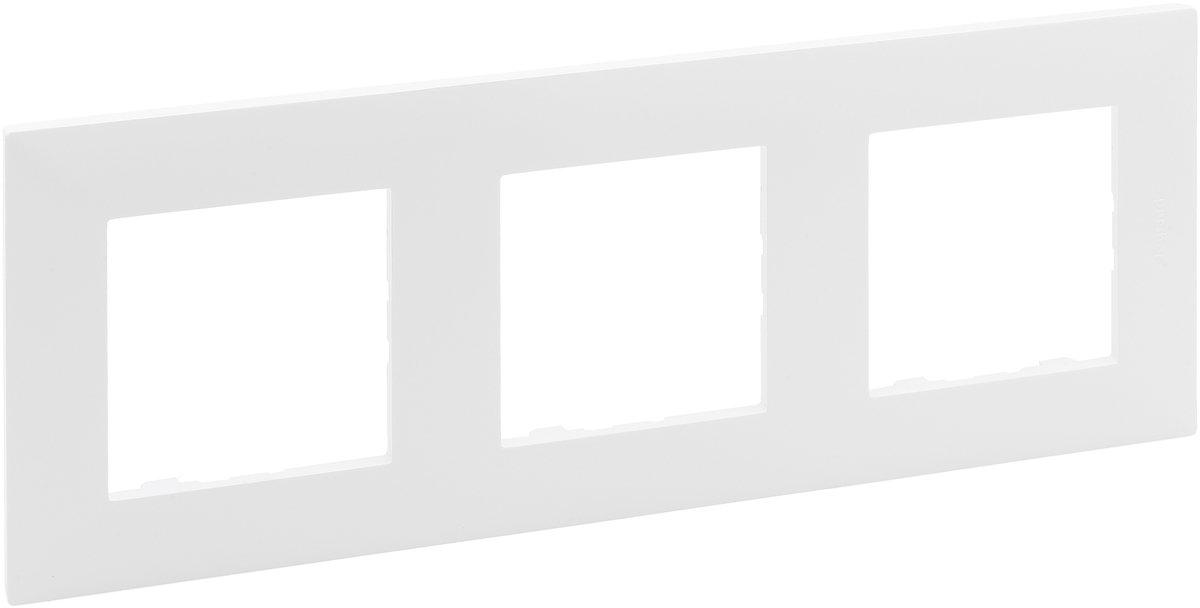 Niloe Step 3-Fach Rahmen Ultraweiss