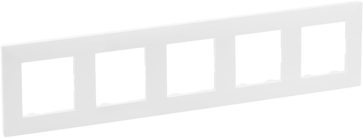 Niloe Step 5-Fach Rahmen Ultraweiss