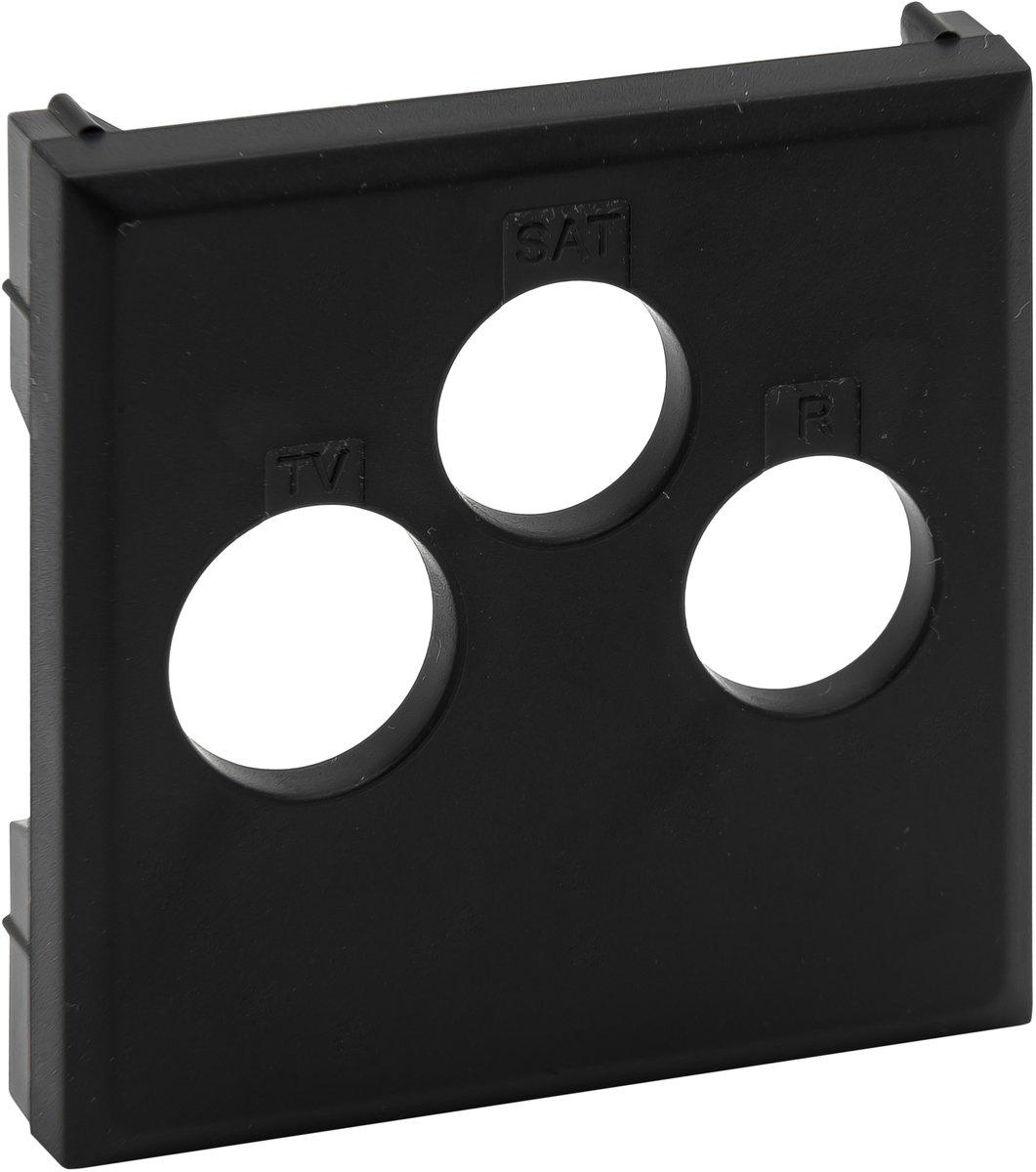 Niloe Step Abdeckung Tv-R-Sat Schwarz