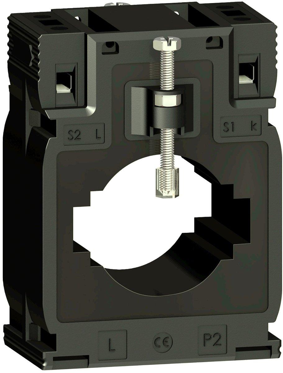 Stromwandler PowerLogic TI 500/5A Typ MD TR Kabel D40 + Schiene 12x50