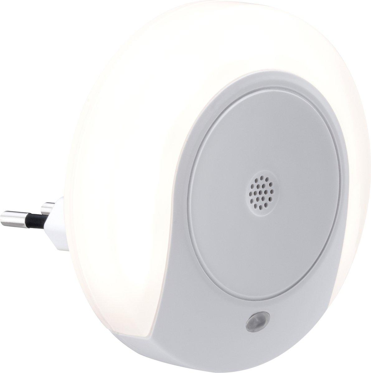 Horby rund Nachtlicht Stecker weiß 0,9W 2700K Sensor