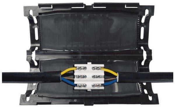 Gel-Verbindungsmuffe mit Verteilerblock Typ 4VB