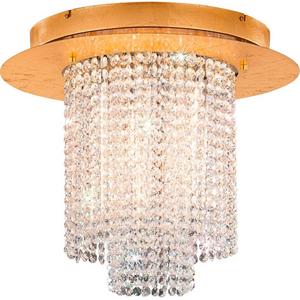 Deckenleuchte LED VILALONES LED 10x4,3W gold/Kristall