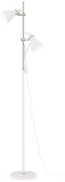 Stehleuchte School 2xE27 max. 40W H153cm Ausl.36cm weiß