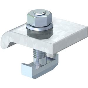 Klemmwinkel mit Hakenschraube h = 5 mm 60x50 St tauchfeuerverzinkt
