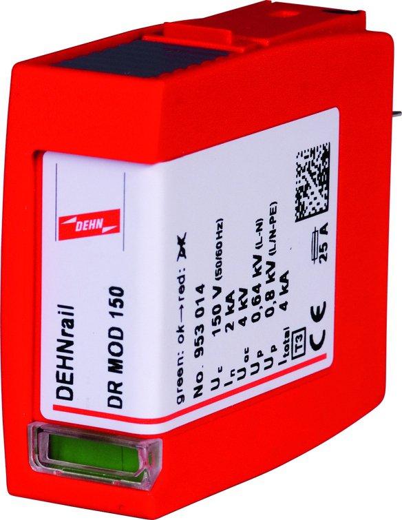 Überspannungsableiter Typ 3 Schutzmodul 2-polig 150V für DEHNrail M