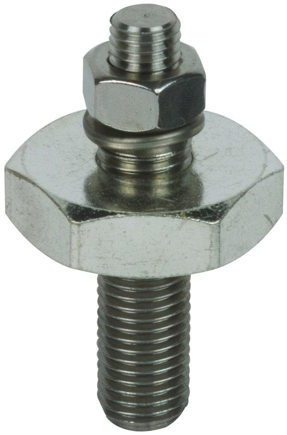Anschlussstück m. Gewindebolzen M16/M12 L 55mm u. Mutter z. Anschrauben
