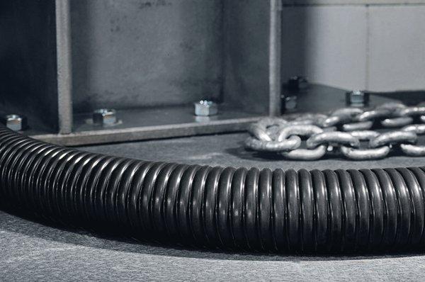 Metallschlauch mit PVC-Mantel 40 mm schwarz 25 m