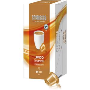 Kaffeekapseln für Cremesso Kapselmaschine Lungo Caramello 16 Stk.