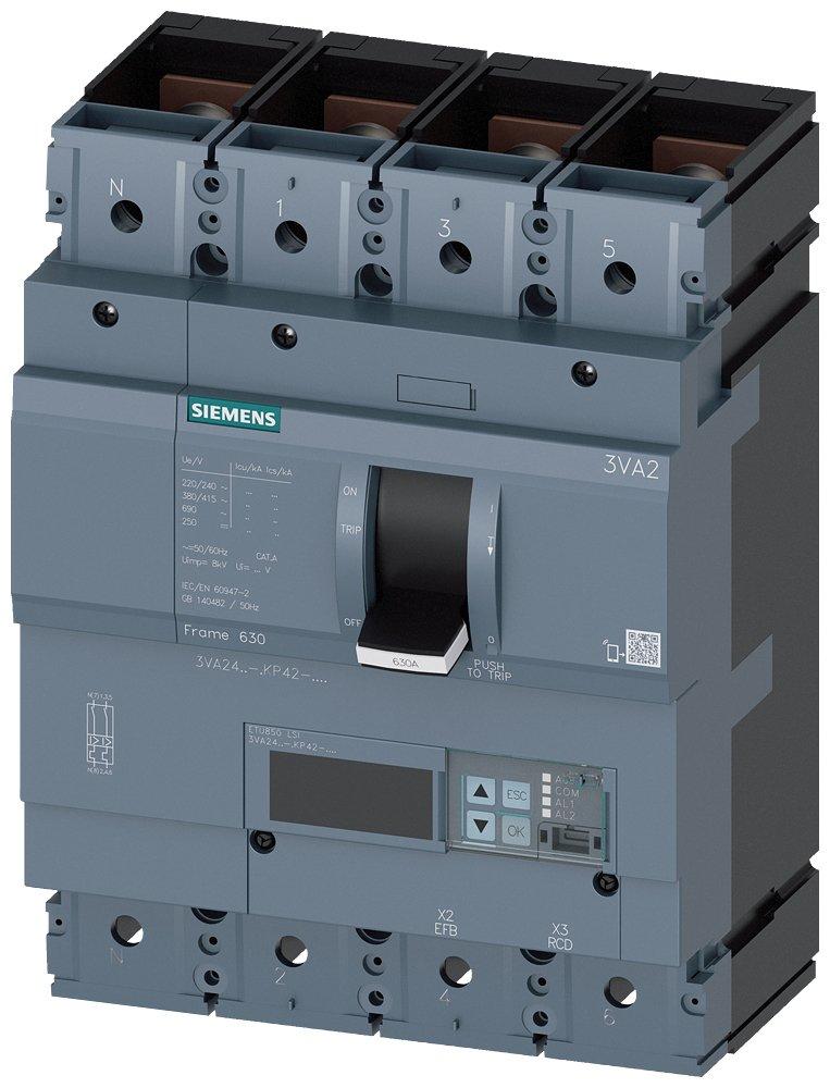 Leistungsschalter 3VA2 IEC 630 Frame 4p In= 400 A Icu= 85 kA - Anlagenschutz