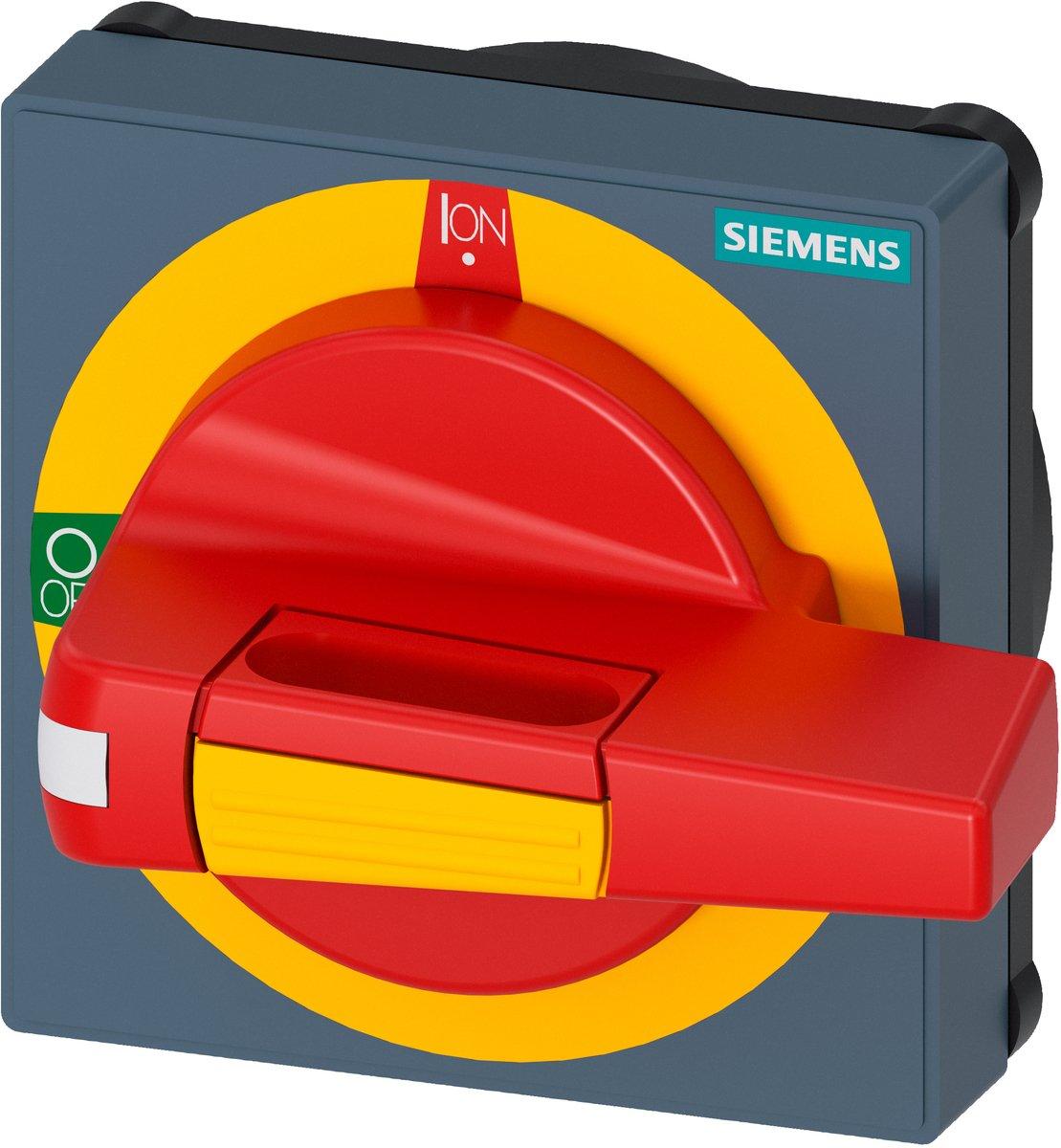 Handhabe mit Sichtblende NOT-AUS mit Beleuchtung Gr 75 x 75 Welle 8 x 8 Test-0-I