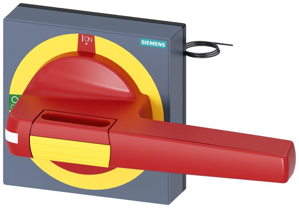 Handhabe mit Sichtblende NOT-AUS Beleuchtung Gr 100 x 100 Welle 10 x 10 Test-0-I