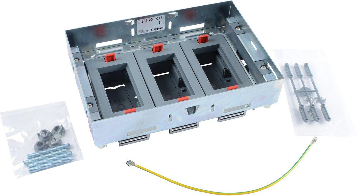 Gerätebox mit Markierrand 12 Module horizontal