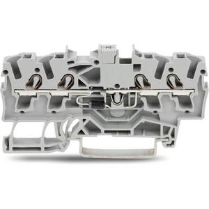 4-Leiter-Diodenklemme mit Diode 1N4007 2.5 mm² grau