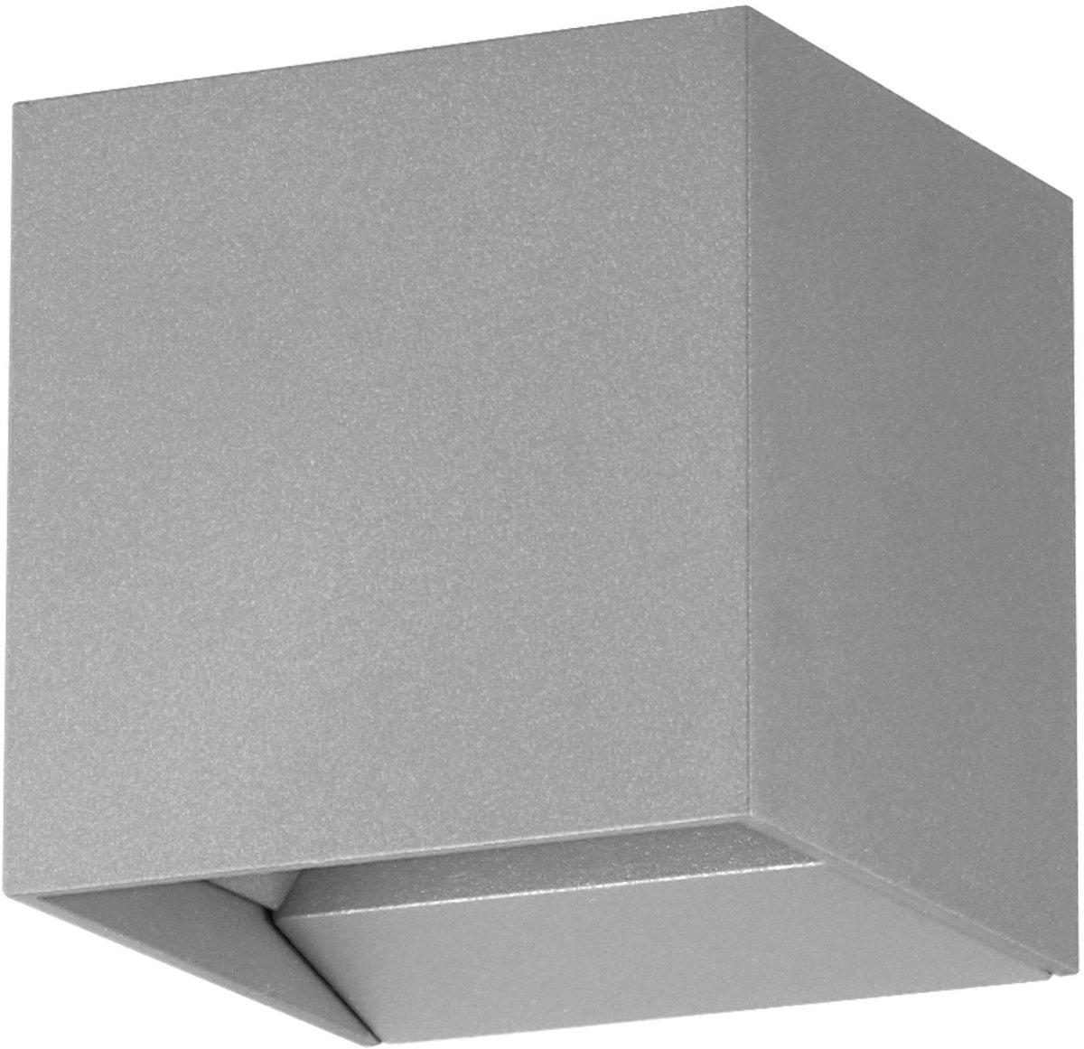 Wandleuchte-Außen LED silber 3000K CALPINO PRO 2x3,3W IP54 680lm