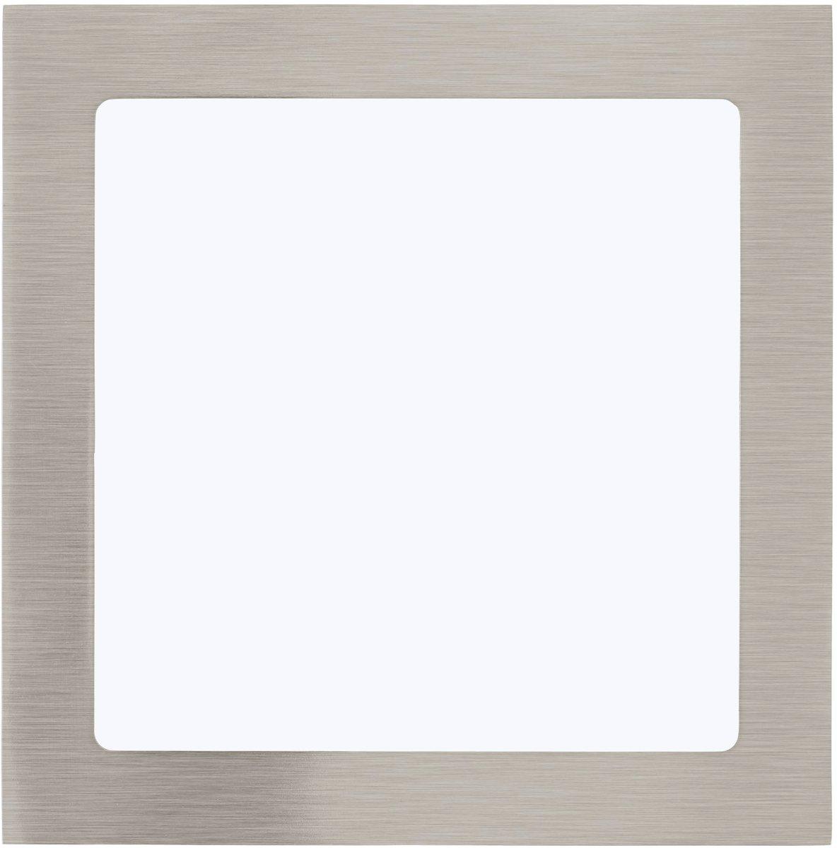 Einbauspot LED 225x225 nickel 3000K FUEVA1 16,5W IP20 1700lm
