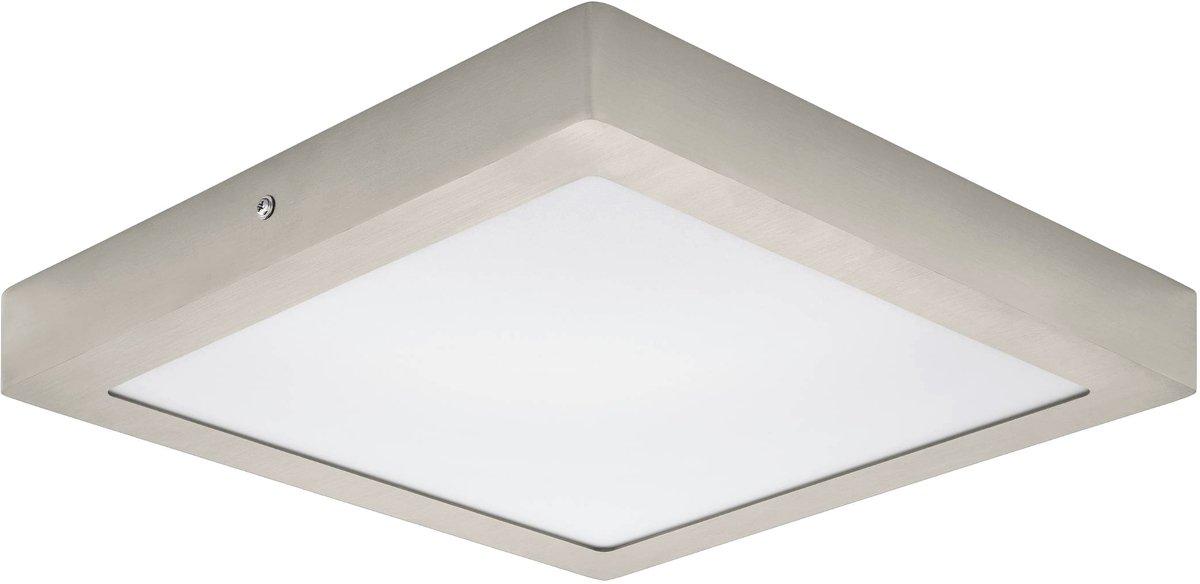Deckenleuchte LED 300x300 nickel 3000K FUEVA 1 22W IP20 2600lm