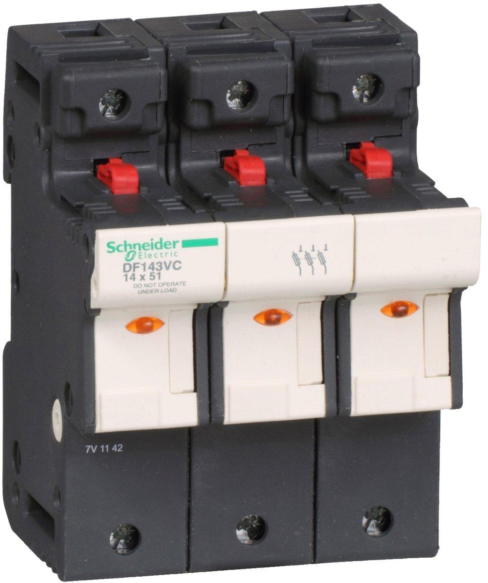 Sicherungshalter TeSys 3p 50A Sicherungsgröße 14x51mm