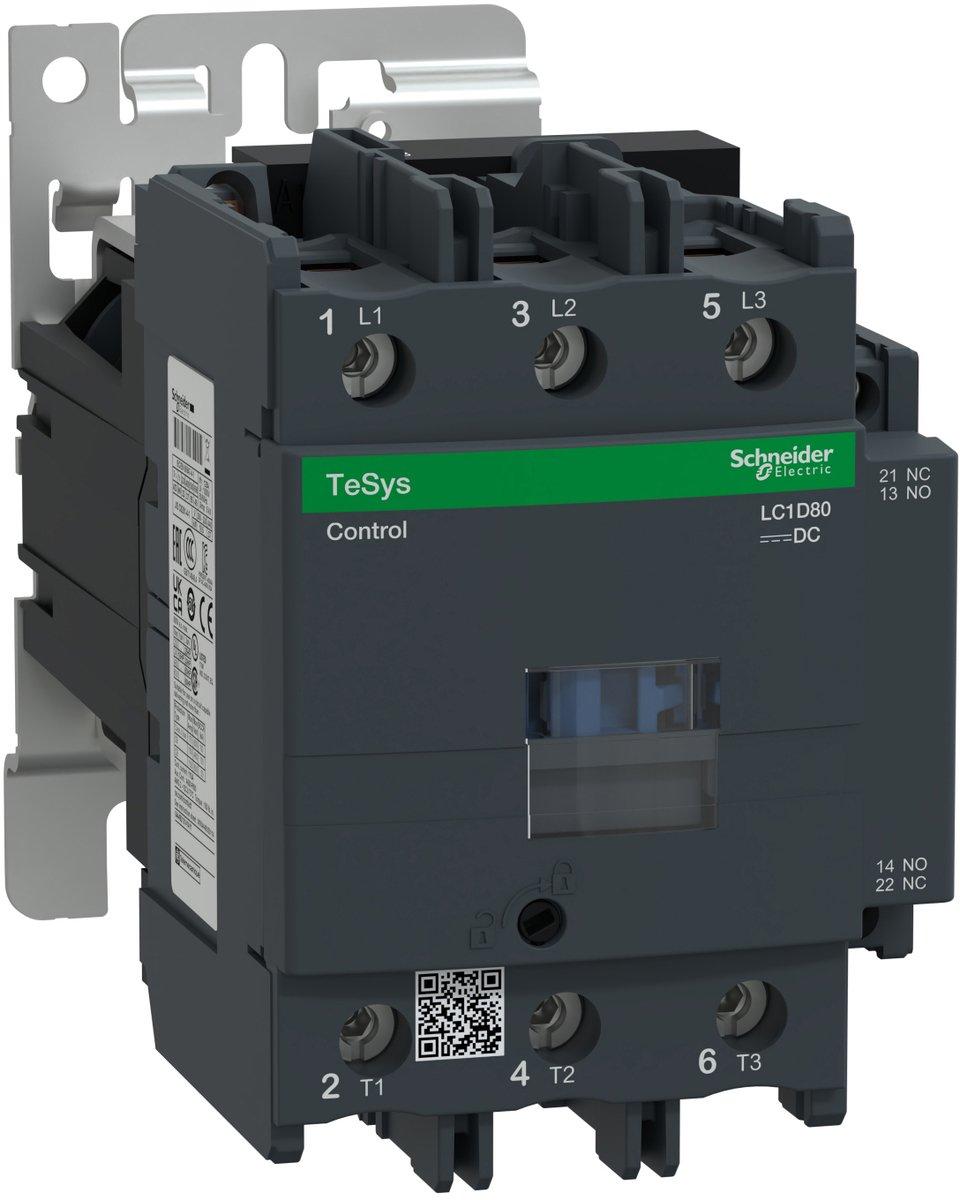 Leistungsschütz LC1D 3p +1S+1Ö 37 kW 80A 400 V AC3 Spule 48 V DC
