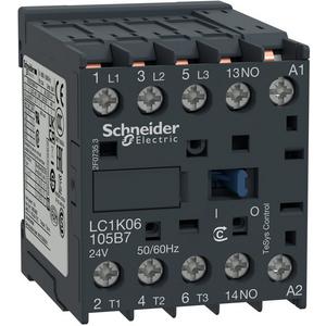 Leistungsschütz LC1K 3p +1S 2,2 kW 6A 400 V AC3 Spule 24 V AC