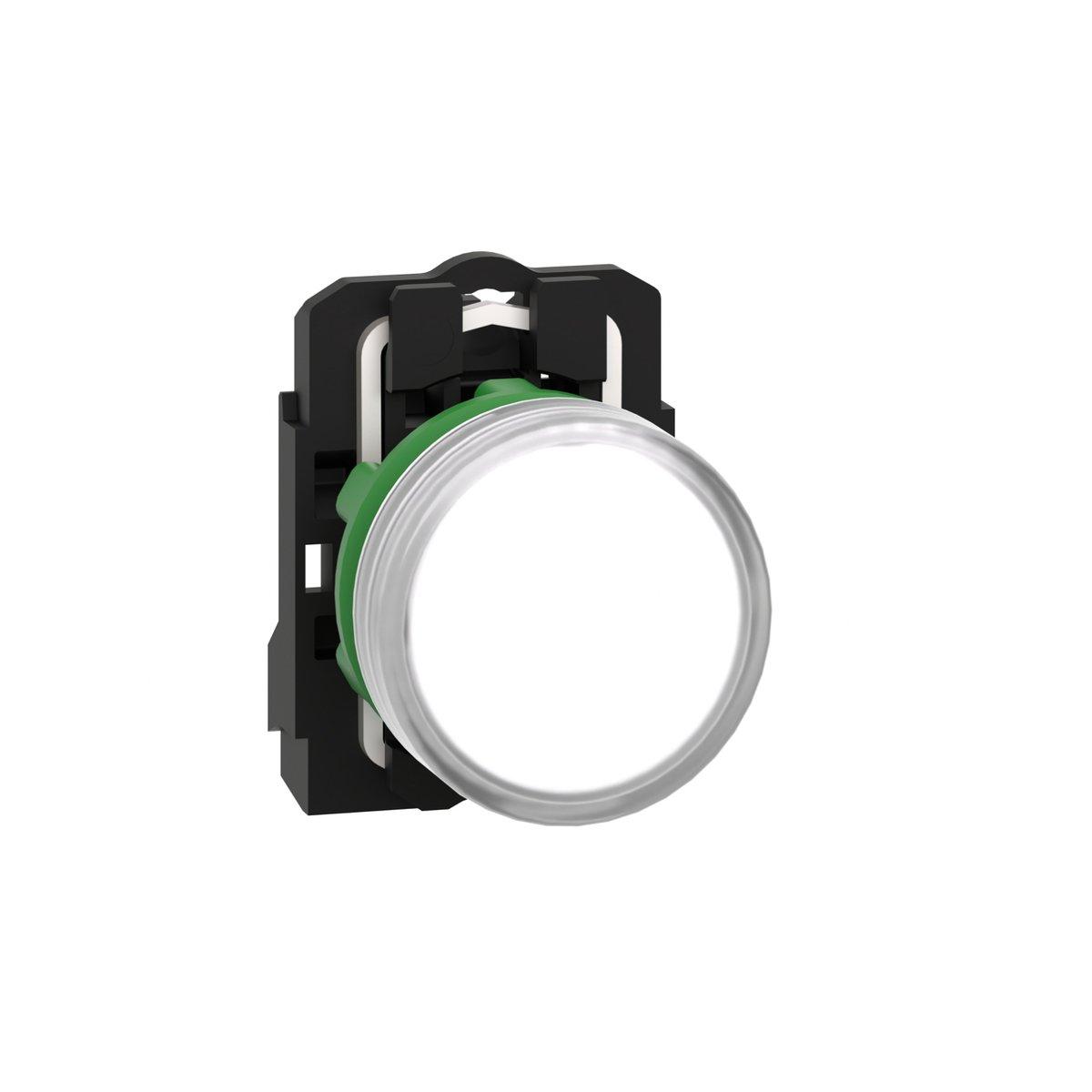 Leuchtmelder Harmony XB5 Kunststoff weiß 22mm universelle LED glatte Kalotte 24V